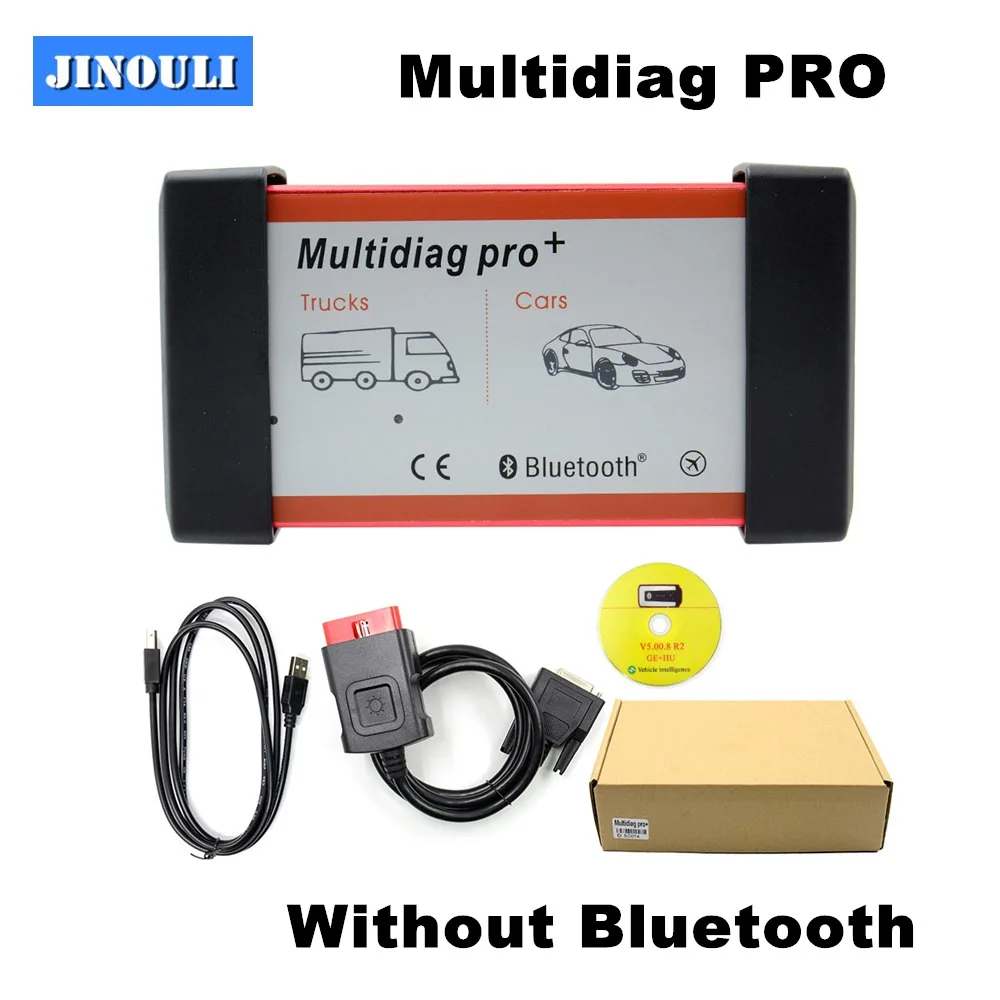 Multidiag Pro+ Bluetooth Автомобильный диагностический сканер для грузовиков vd tcs pro plus OBDII OBD2 сканер. R3 Keygen версия - Цвет: without bluetooth