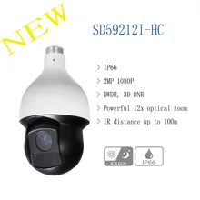 DAHUA CCTV Security Camera 2MP Ultra-high Speed PTZ IR HDCVI Dome Camera IP66 Original English Version without Logo SD59212I-HC
