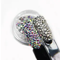 SS4-SS12 стеклянные стразы для дизайна ногтей смешанный прозрачный арт для ногтей украшения блестящие камни для ногтей Маникюрные аксессуары