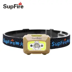 SupFire Сенсор фары USB светодио дный фонарик Фара Отдых на природе Охота фары для Alonefire Nitecore конвой вспышки света S050