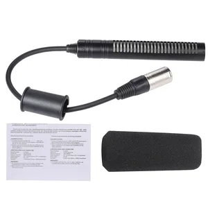 Image 5 - Andoer Video opname Interview Stereo Condensator Unidirectionele Microfoon Mic voor Sony Panosonic Camcorder    XLR Interface