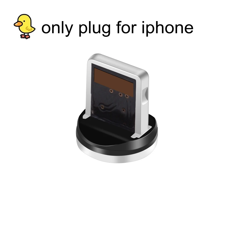 Магнитный usb-кабель Олаф для iPhone Xs, Xr, X, быстрая зарядка, Micro USB кабель, USB type-C, магнитное зарядное устройство для samsung, Xiaomi, huawei - Цвет: only 8 Pin Plug