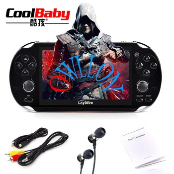 

New 4.3'' Color Screen Portable Game Handheld Game Console 8GB Memory Built in 1000 games For PSP Game Camera Video E-book