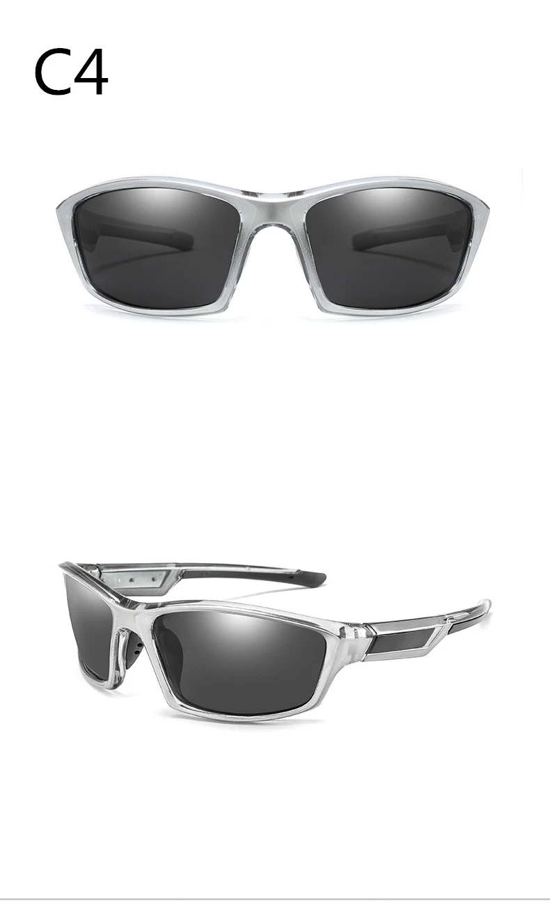 2019 new polarized men's sunglasses UV400 anti-radiation square frame ladies sunglasses fashion brand sports driving sunglasses (7)