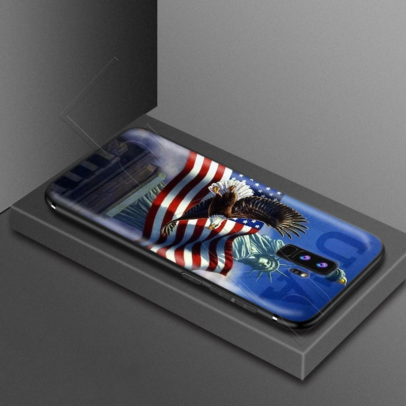 Американский орел флаг США чехол для Samsung Galaxy J6 A9 A8 A7 A70 A6 A5 A50 A40 A30 A3 A10 A51 A71 A81 A91