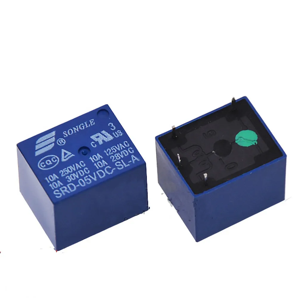 SRU-48VDC-SL-C Power Relay 10A 48VDC T70 5 Pins x 10pcs