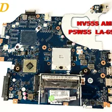 Оригинальная материнская плата для ноутбука ACER NV55S NV55S P5WS5 LA-6973P протестирована