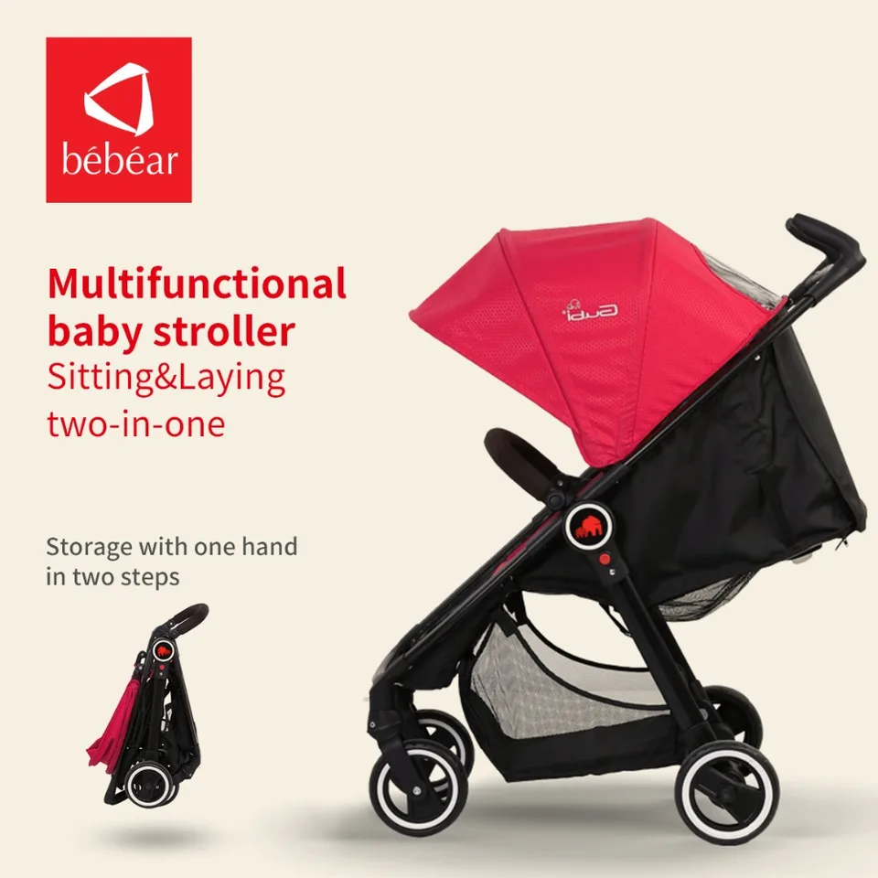 laying down stroller