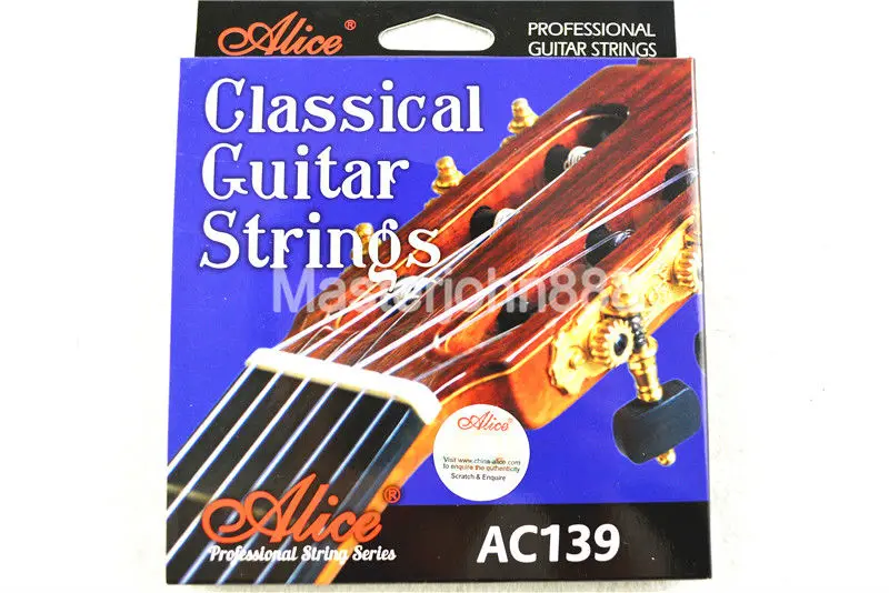 Alice AC139 H Classical Guitar Strings Titanium Nylon&Silver Plated 85/