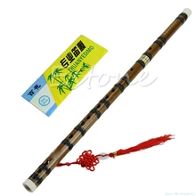 1 шт. Китайский традиционный музыкальный инструмент ручной работы новая бамбуковая флейта в D Key Прямая поставка