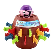 

Funny Novelty Children Pirate Barrel Game Toys Super Interesting Pirate Tricky Toy Piggy Bank Practical Jokes