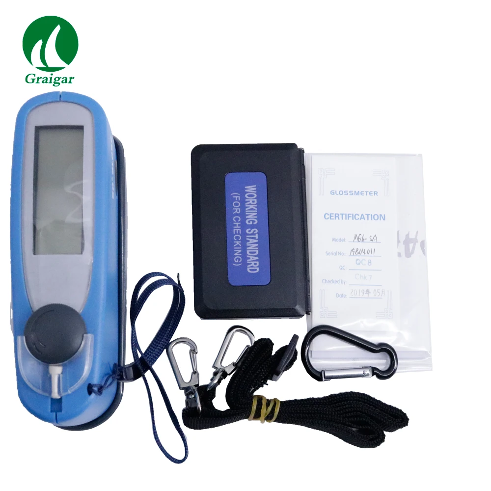 

MG6-SA Professional Digital Gloss Meter Angle Of Incidence 60° 1.5mm Light Beam 4mmx2mm Measuring Aperture