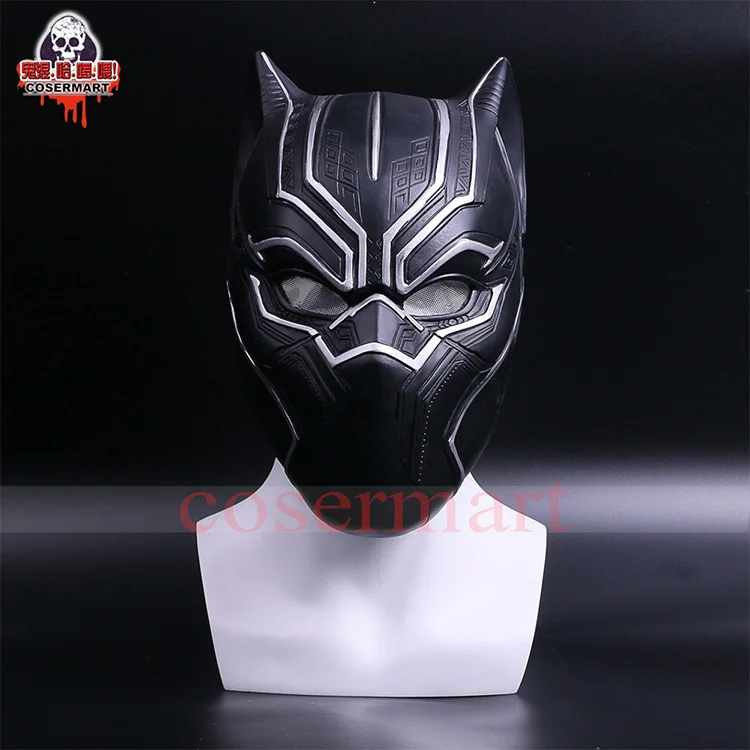 2017 New Captain America Helmet Black Panther Helmet  Civil War Cosplay Mask  Halloween Party Prop (7)
