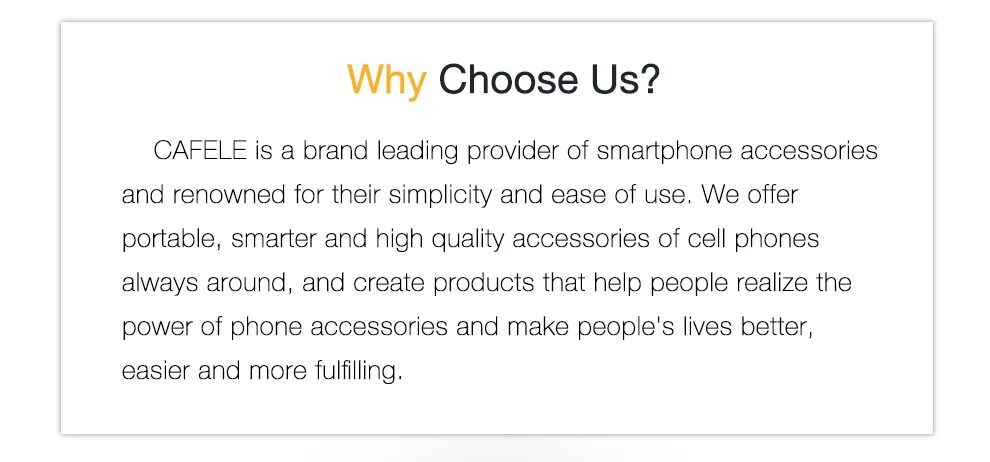 why choose us