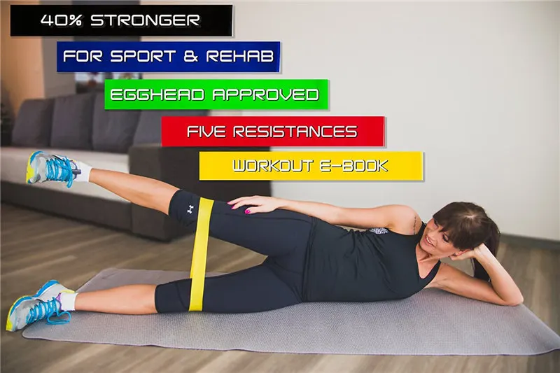 Resistance Bands Rubber Band Workout Fitness Gym Equipment rubber loops Latex Yoga Gym Strength Training Athletic Rubber Bands (5)