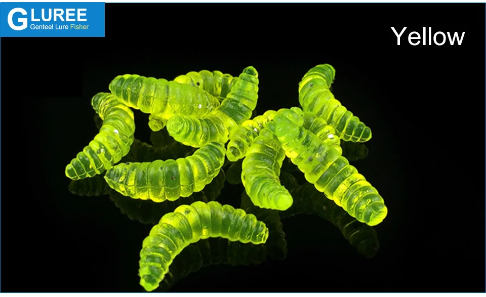 GLUREE-50PcsLot-Bread-Worm-Fishing-Lures-Maggot-Grub-Soft-Baits-Luminous-Artificial-Bait-Tackle-Sea-Fishing-Accessories-5-Color_07