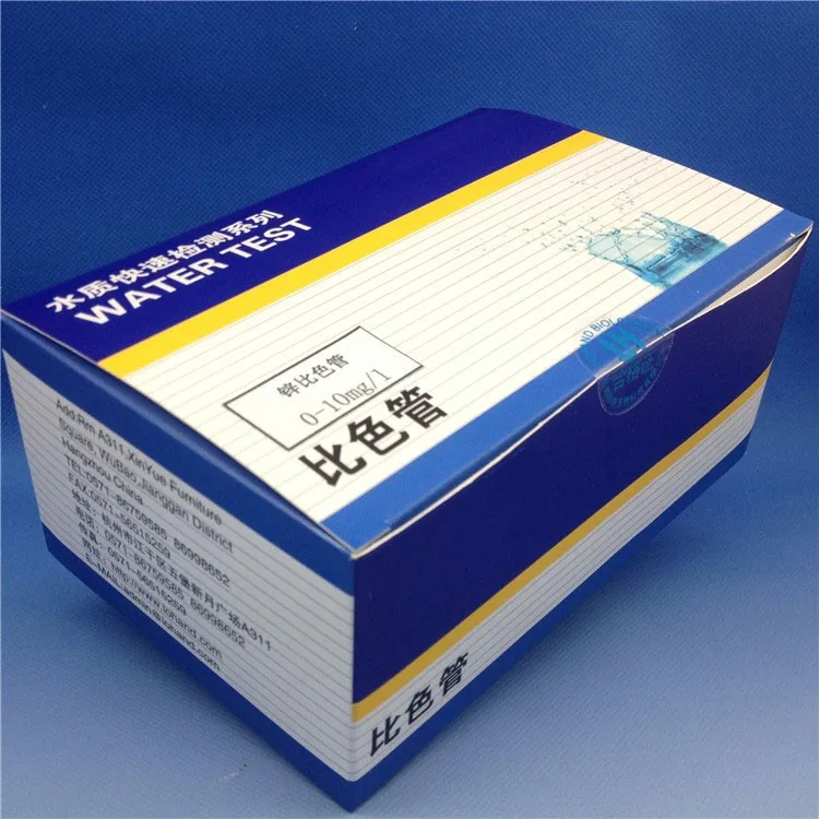 

Test Paper for Rapid Detection of Heavy Metal Zinc Ion Concentration in Water Quality of Luheng Biological Zinc Colorimeter