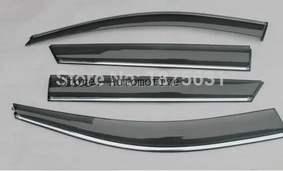Козырек оконный ветрозащитный для HYUNDAI Santa fe IX45 2013 2014 2015 2016|vent guard|vent deflectorsvent visors |