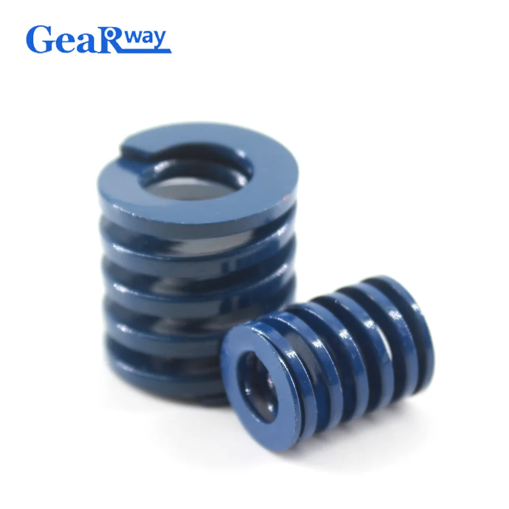 Силовая пружина Gearway Blue длинная 48% коэффициент сжатия формы TL40x40/40x4 5/40x5 0/40x6 0/40x65 мм