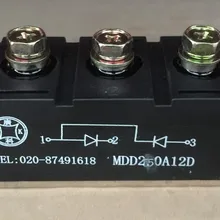 Модуль управления выпрямителем: MDD250A12D MDD250-12 250A 1200 V(обжимной тип/Размер монтажного отверстия 80*34