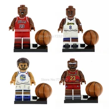 Venda único Jogador de Basquete Figura Set Michael Modelo kits de Blocos de Construção de Tijolos Brinquedos para As Crianças