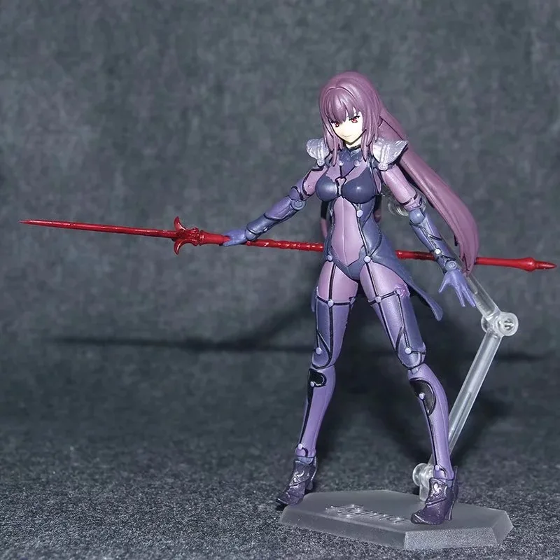 Аниме Fate Grand Order Lancer Scathach Figma 381 ПВХ экшн-фигурка Коллекционная модель детские