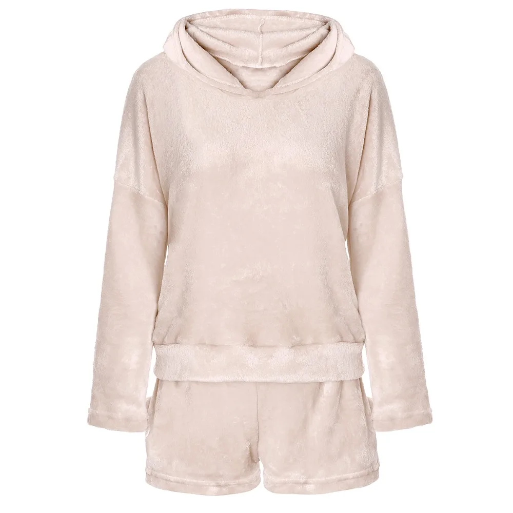 Queenral Warm Pajamas Set For Women Pyjamas Women Plus Size Winter Sleepwear Women Set Sexy Embroidery Pijama Warm Nightwear 14