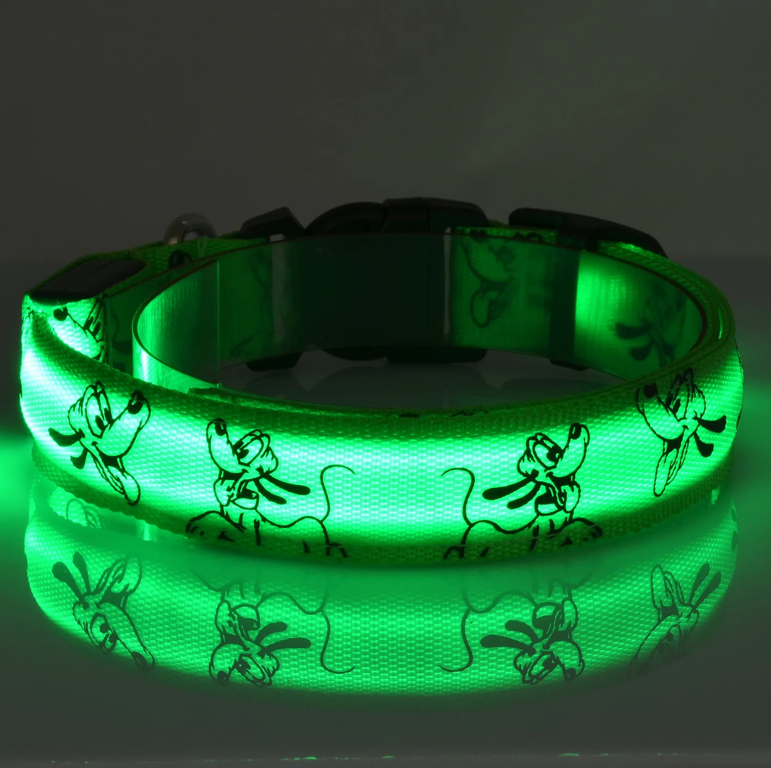 Dog Collar Pet Collar Pet Necklace Nylon LED Dog Light Collar Cat Night Safety Flashing Glow Dark Electric Pets Head Chain For Small Middle Pug Dogs