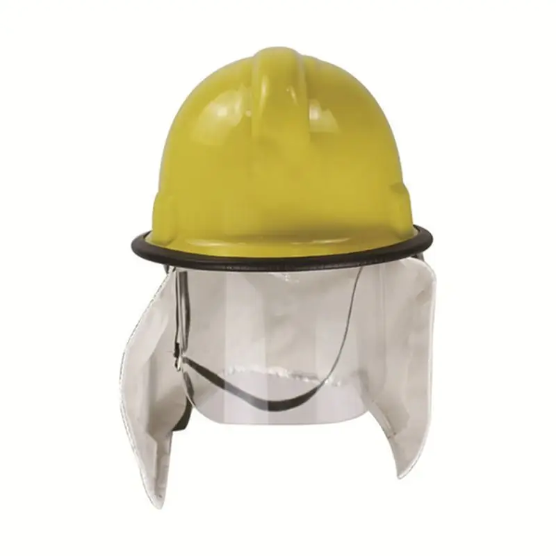 

Fire Fighter Rescue Helmet Safety Cap CAPF Protective Glasses Fire Hat