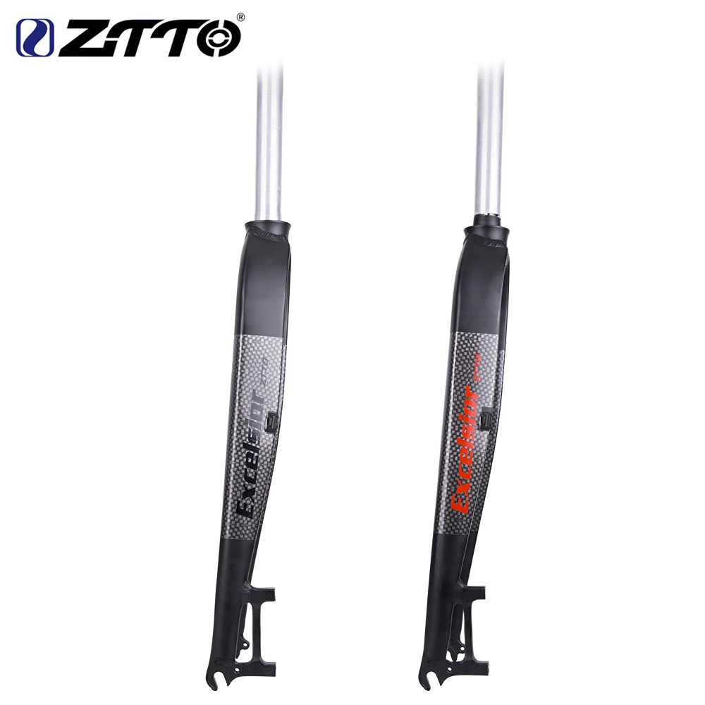

ZTTO Aluminum Alloy Rigid Fork for 29 27.5 26 29er MTB Mountain Bike Disc Brake Straight tube 9mm Quick Release Bicycle Fork