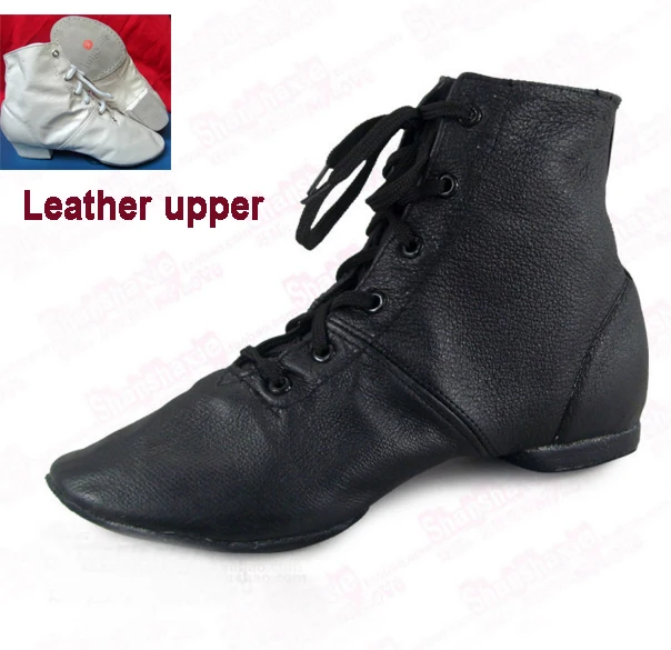 Women Men Genuine Learher Jazz Dance Shoes Hip Hop Line Dance Shoe Jazz