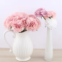 2 шт. пион шелк Искусственные белые цветы букет украшение для невесты Свадебный Стол розовые цветы искусственная Гортензия дешевые цветы