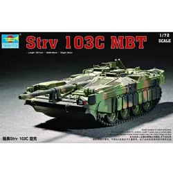 Трубы 07298 1: 72 шведский s майка strv103c сборки модели