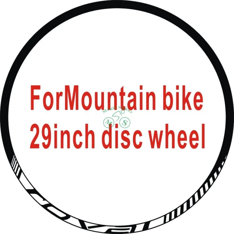 Контур 2 колеса/набор roval колесо горного велосипеда наклейки MTB велосипед наклейки колеса декоративные наклейки колеса - Цвет: For 29er wheel