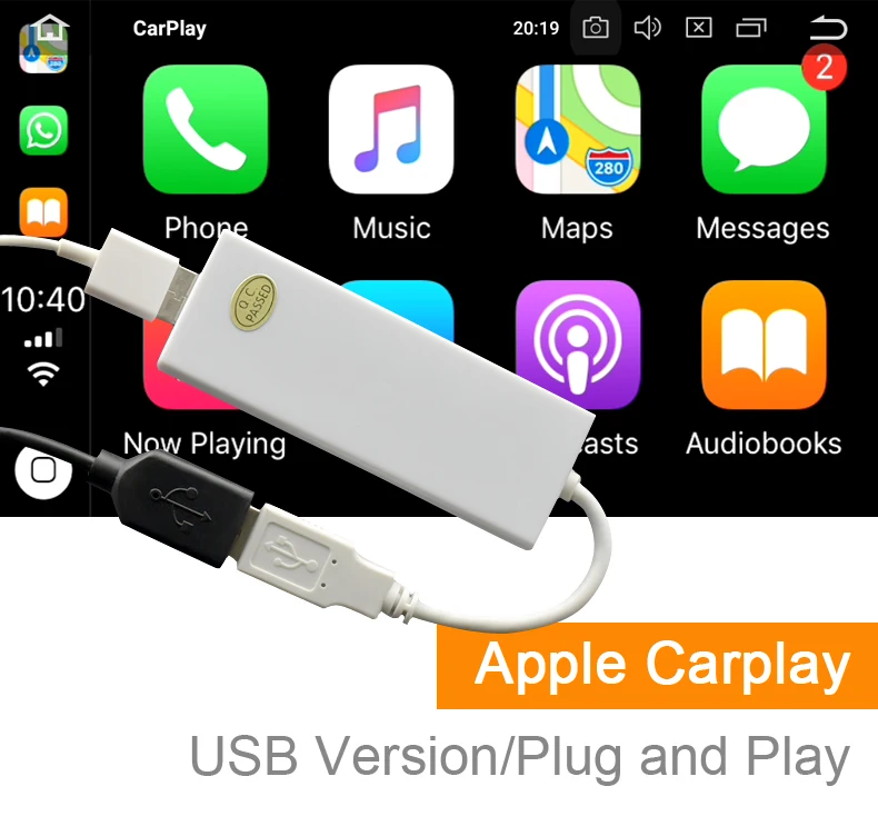 USB Smart Link Apple CarPlay ключ для Android навигационный плеер мини USB Carplay палка с Android авто для Android 8,0 8,1