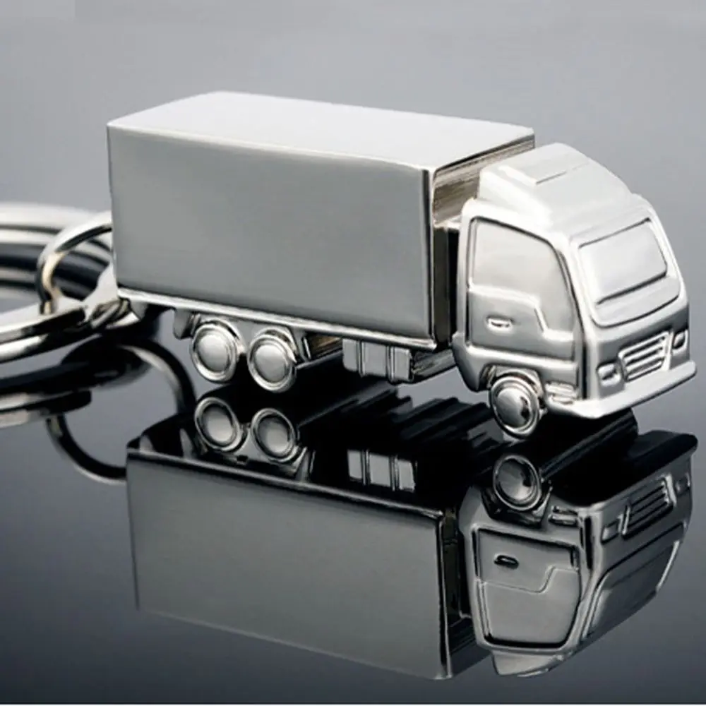 Новая мода мини металлический грузовой автомобиль брелок для ключей творческое подарок прекрасный брелок для мужчин ювелирные изделия