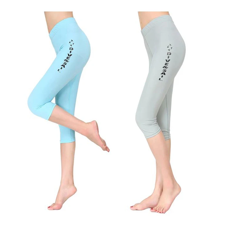 DIVE&SAIL009 Women Ladies Wetsuit Scuba Cropped Leggings Diving Tight