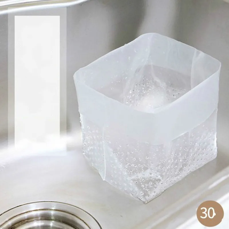 

Kitchen self-standing garbage bag 30 leftovers rice drain bag sink disposable filter slag bag