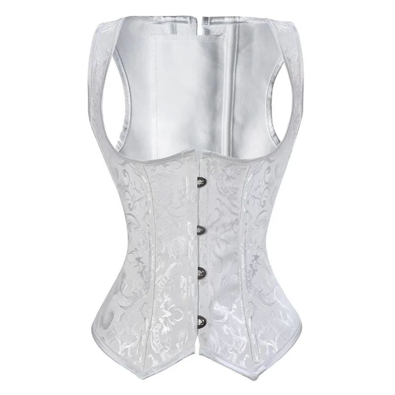 

Sexy Jacquard Underbust Corset Shapewear Slimming Corselet Gothic Straps Vest Brocode Corset Bustiers Waist Cincher Plus Size