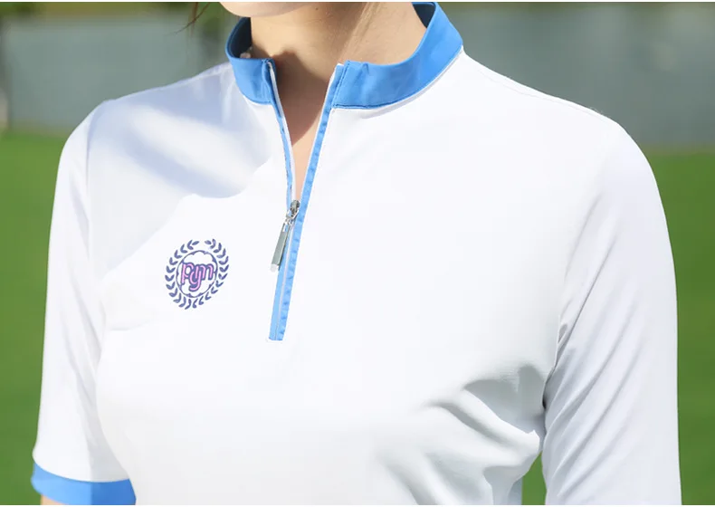 2018 PGM golf apparel Женская дышащая летняя футболка с коротким рукавом Блузка решетка короткая юбка мягкий тонкий спортивный костюм размер XS-XL