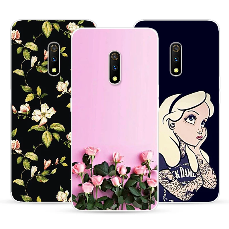 

Cartoon Dog and Cat Case For OPPO Realme X,Mobile Phone Shell, TPU Material Painted Painting Case.25 Colors!