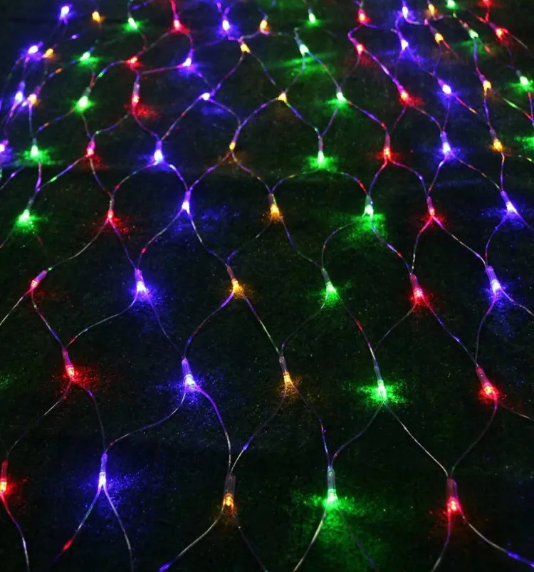 6*4 м 750 светодиодное дерево сетки потолка стены дома Фея Строка Чистый Свет Мерцание Лампы Гирлянда для фестиваля рождество украшение