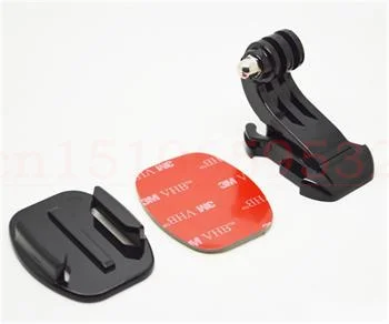 

3 in 1 Curved Surface Mount with 3M Adhesive J hook release Buckle Gopro hero 4 3 3 +5