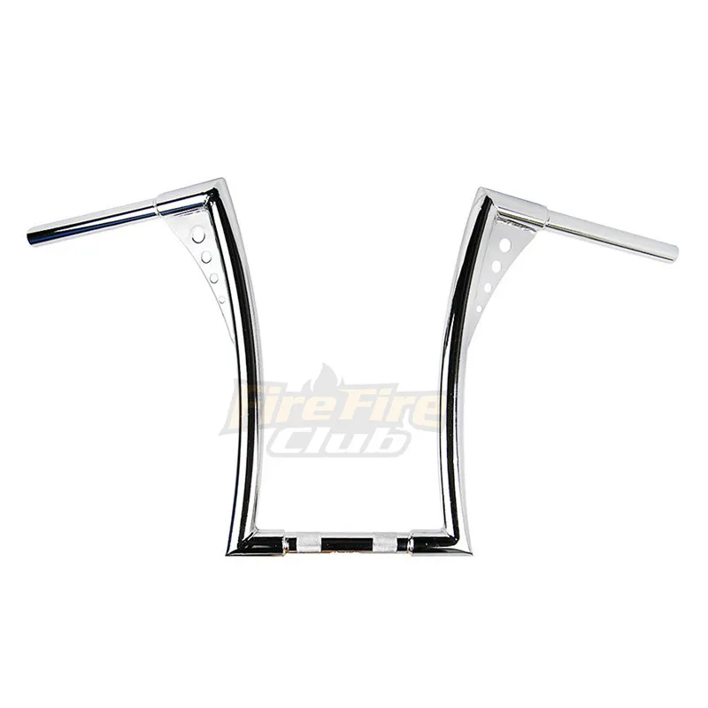 Черный 1" Rise Ape вешалки для велосипеда руль 1-1/4" Fat Bars 16 Rise руль подходит для Harley прочный качество