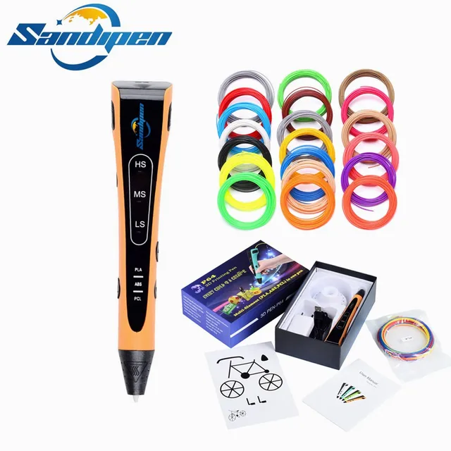 Best Offers Sandipen Multi Filament 3D Drawing Pen Orange Painting 6th Generation Creative Toy Gift For Kids Design with free gifts P6401 Best Offers Sandipen Multi Filament 3D Drawing Pen Orange Painting 6th Generation Creative Toy Gift For Kids Design with free gifts P6401