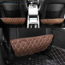 Для Volvo S90 XC90 XC60 V90 полиуретановое кожаное сиденье для салона автомобиля детская подушка против ударов коврик 2 шт. аксессуары для стайлинга автомобилей