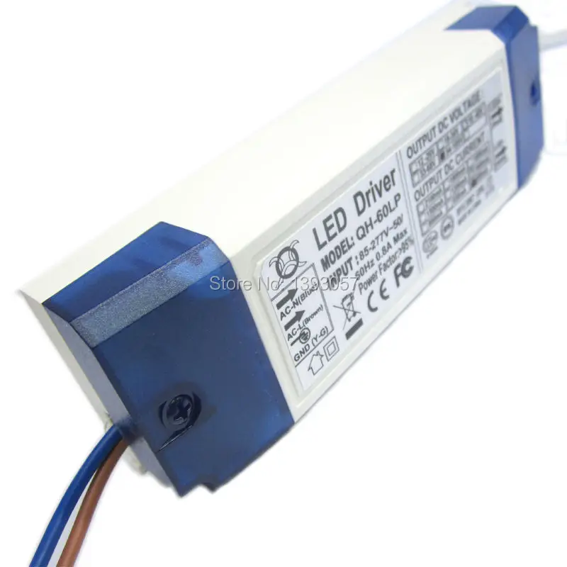 5 шт. 40 Вт 50 Вт 60 Вт Светодиодный драйвер 18-30x3W 600mA DC54-105V Мощный светодиодный Powr источник питания для прожектора