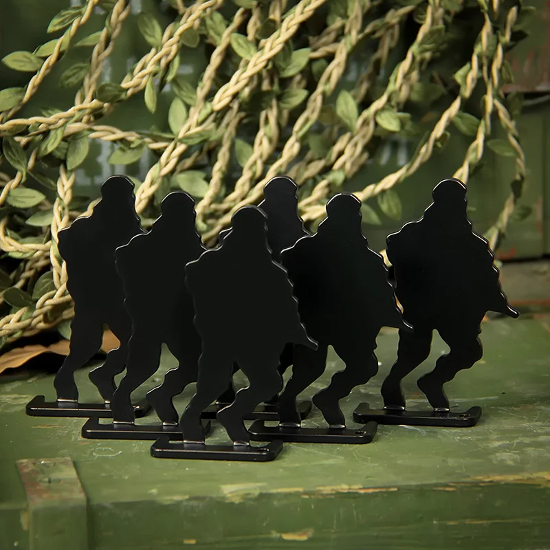 

Airsoft Target Military Black Shooting Target (6pcs) Sniper Army Style Target for Hunting Shooting Use gs36-0017