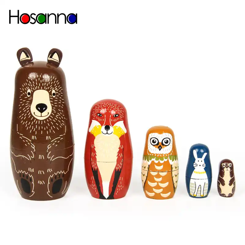 farm animal nesting dolls