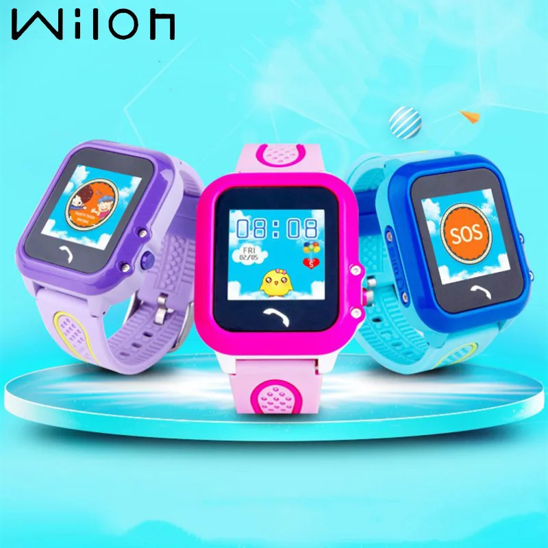 

2019 NEW GPS Tracker Watch For Kids Waterproof SOS Call Dual Identity Remote Monitoring For Smart Touch Screen Breathable DF27